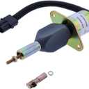 HOLDWELL Fuel Shutoff Solenoid J928160 Compatible with Case IH 7110 7120 7130 7140 7150 7210 7220 7230 7240 7250 9310 9330