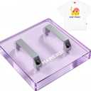 HTV Cooling Block for T Shirt,Portable Heat Press Cooing Tool Without Moving,10" x 10"-Cooling Fast & Distribute Heat Evenly,Accessories for Sublimation,Iron on Vinyl,DTF Film,Heat Transfer Projects