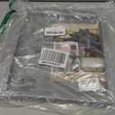 Starlink Mini Protective Cover Case, All Purpose Silicone Protective Case for Starlink Mini Dish with 2 Sets Additional Securing Buckles for Travel and Outdoor (Grey)