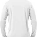 Roadbox Mens UPF 50+ UV Sun Protection Shirts Outdoor Long Sleeve SPF Rash Guard for Fishing Hiking Swimming Running, Size US M