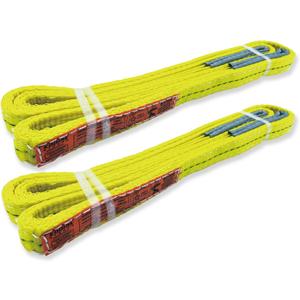 2-Ply Lifting Straps 1x 8 ft Webbing Sling Tree Saver 2Pack Heavy Duty Web Strap Rigging Moving Towing Hoisting Gear KODIAK STRAPS