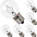 S11 Incandescent Light Bulbs  40W 120V with E17 Intermediate Base, Clear Glass Finish  Ideal for Microwaves, Appliances, Night Lights, Lava Lamps, Specialty Lighting Applications (6 Pack)