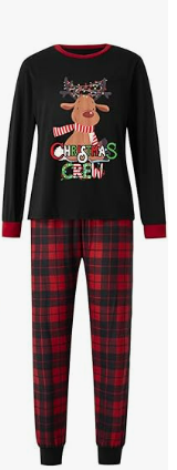 Family Matching Christmas Pyjamas Set for Men, Medium 