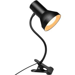 Desk Lamp Eye-Caring Table Lamps, 360Rotation Gooseneck Clip on Lamp, Portable Reading Book Light, Clamp Light Eye-Caring Study Desk Lamps for Bedroom and Office Home Lighting (Medium)