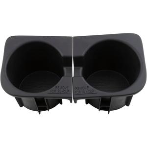 Cup Holder Inserts Fits 2005-2017 Tacoma Front Drinks Holder Center Console Replace 66991-04012 66992-04012 Black