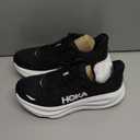 Hoka Bondi 9 Men's Cushioned Road Running Shoe Trainers, Black/White, Size USA 9.5D