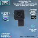 Backup Camera Replaces for 2016-2019 Ford Explorer/Explorer Police OE Part # GB5Z-19G490-A, GB5Z-19G490-C, GB5T-19G490-AB