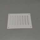 Repa Market 5.5" x 7.5" Inch (Outer Dimensions) White Air Vent Cover - Steel Steel Return Air Grilles - for Ceiling and Sidewall - HVAC - with Protection Screen (5.51'' x 7.48'' Inch)