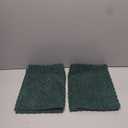 Kevin Textile Christmas Decorative Pillow Covers Set of 2 Striped Plush Corduroy Rectangle Lumbars Boho Home Decor Cushion Covers for Couch Sofa Bed Living Room 12x20 Inch, Army Green