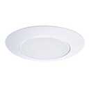 HALO 70PS Recessed Light Trim with Frosted Albalite Lens, White, 6 in.
