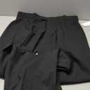 Calvin Klein Boys Flat-Front Bi-Stretch Dress Pant, Straight Leg Fit, Belt Loops & Front Pockets (20 Husky, Black)