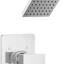 Delta Modern 14 Series Shower Faucet Set, Chrome Shower Head and Handle Set, Valve Trim Kit, Chrome T14267-PP (Valve Not Included)