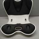 Ergonomic Back Support Office Chair Posture Correction Back Tailbone Pain Relief Seat Cushion Memory Foam Portable Floor seat Comfortable Lumbar Pillow Home Outdoor Gaming