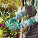 Gardening Gloves for Women Long Sleeve Garden Gloves Ladies Light Protective Gloves for Yard & Outdoor Work, One Size
