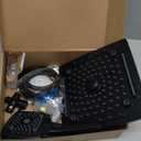 ELLO&ALLO Rain Shower Head with Handheld Spray, Rainfall Shower Head Combo with 60" Hose, Adjustable Dual Showerhead Set with 3-Way Diverter, Matte Black