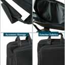 Case for Starlink Mini, Oxford Fabric Shockproof Protective Storage Bag with Shock-Absorbing Padding for Starlink Mini Device and Accessories, Travel Cas-e for Starlnk Mini (Black)