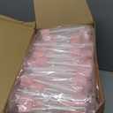 Mumufy 500 Pcs Disposable Oral Swabs for Toothbrush Oral Swabs Bulk Dental Swab Sticks 4.92" Sponge Individually Wrapped Care for Mouth (Pink)