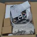 Rechargeable Battery Operated Wall Sconces Set of 2, Modern Battery Powered Wall Light with Wooden Arm & Remote Control, Adjustable 3 Colors Dimmable Wall Lamps for Bedroom, Living Room (9.4 Inch-2 Pack)