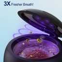 Upgraded Ultrasonic Retainer Cleaner, 45kHz Retainer Cleaner Machine for Denture Cleaner, Retainer Cleaner, Mouth Guard Cleaner, Night Guard Cleaner, Denture Cleaner with 200ML Dental Cleaning Pod