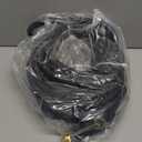 Relxitl Garden Hose, Flexible Water Hose, Ultra Lightweight Non-Expanding hose with 10 Function Sprayer, Leak proof, Pressure Resistant for Yard, Outdoor (Black, 50FT)