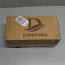 MONITO 16 Oz French Onion Soup Bowls, Ceramic Soup Bowls with Handles, Stackable Soup Crocks Oven Safe for Chili, Beef Stew, Cereal,Casseroles Microwave & Dishwasher Safe, Set of 4, White