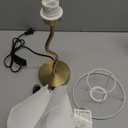 Pleated Table Lamp - Small Table Lamp 3 Way Dimmable Touch Lamps for Night Stands with USB C+A Ports Bedside Nightstand Lamp Modern Desk Lamp for Bedroom Home Kitchen Living Room Kids Room Nursery