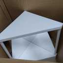 Non-Reversing Mirror with Real Image Reflection - Beveled Standing Cosmetic Inverted Mirror for Makeup, Hair Styling, Grooming, Facial Correction (White)