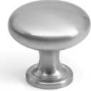 HESTIA HARDWARE 25 Pack | Satin Nickel Knobs Round Cabinet Knob - Silver Drawer Knob - 1.15 Inch (29mm) Kitchen Cabinet Knobs and Pulls (Z5.25.S)