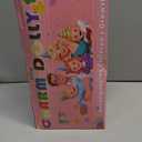 Dolls Family Playset with Baby Stroller Set- 6 People, Pets & Accessories for 3-12 Years Old | Toddler Gift with Pregnant Mom, Dad, 3 Kids, Dogs, and Interactive Play