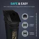 PRITECH Manscape Body Hair Trimmer - Waterproof Pubic Hair Ball Trimmer, Ceramic Blade Shavers Electric Razors for Men with USB-C Charging, Wet/Dry Use, Nick-Free Mens Grooming Kits, Gifts for Men