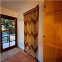 Beaded Curtain, Wood Door Beads, 45 Strands, 77 inches High (35.5" Wide, Garden)