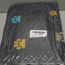 Aitmexcn Washable Puppy Dog Pee Pad, 2PCS 100% Waterproof Whelping Training Mat for Puppy/Senior Dog, Fast Drying Reusable Puppy Pads for Indoor, Outdoor and Car Travel- 48'' x 48'',Gray (Colour Paws)