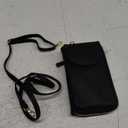 S-ZONE Small Crossbody Bags for Women Cell Phone Purse RFID Blocking Wallet Purses with Credit Card Slots, Black