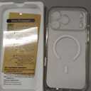 Miracase for iPhone 17 Pro Max Case 6.9" Full-Body Phone Case with Built-in Glass Screen Protector& Full Camera Protector,[Magnetic with MagSafe] Drop Proof 17 ProMax Cover, Clear Glitter