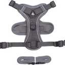 Cat Harness with 1.5m Traction Leash for Small Medium Dog No Pull Breathable Reflective Adjustable (XL, GRAY)