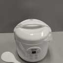 Aroma Housewares 8-Cup (Cooked) (4-Cup UNCOOKED) Digital Rice Cooker and Food Steamer (ARC-914D),White