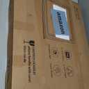 ROLOVE Gold Vanity Mirror with Lights - Smart Touch Dimming, 3-Color Lighting, 360 Rotatable Desktop Makeup Mirror for Desk, 22"x17"