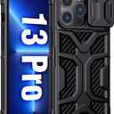Nillkin Armor Case for iPhone 13 Pro Case with Slide Camera Cover, Lens Protection, Military Grade Tough Style Shockproof Heavy Duty Protective Case for iPhone 13 Pro 6.1 inch Black Army Style