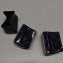 1" x 1 3/4" Rectangle Chair Leg Protectors for Hardwood Floors Silicone Covers to Protect Wood Tile Floors Felt Pads Furniture Leg Caps Reduce Noise,Easy to Move.16 PCS Black.