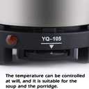 Maxmartt Mini Electric Heater Stove, 500W Round Hot Plate Portable Countertop Burner For Ceramic Glass Kettle Single Plate Cooktop, Easy to Multifunction Home Kitchen Hot (US Plug 110V)