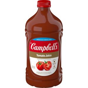 Campbell's Tomato Juice, 100% Tomato Juice, 64 oz Bottle (EXP 08/31/27)