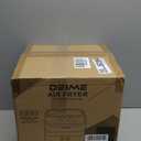 DEIME Air Fryer 4.5 Qt, Small Airfryer Digital Space Saving Compact, Bake, Reheat, Roasts for Quick Easy Meals, Mini Compact & Quiet, Nonstick & Dishwasher Safe Basket with Toast Rack (Black)