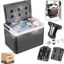 10L0L Golf Cart Ice Cooler Universal Insulated Portable Cooler Lightweight Ice Chest Box with Mounting Bracket Kit for Yamaha,EZGO,Club Car