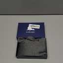 ALASKA BEAR Wraparound Style Organic Cotton Eye Mask with Padded Nose, Big Wide Headband and Large Coverage Ear Muff Sleeping Mask with Bottom Flap for Full Blackout, Dark Grey