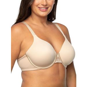 Vanity Fair Women's Full Figure Beauty Back Smoothing Bra, 4 Way Stretch Fabric, Lightly Lined Cups up to H (Underwire - Beige),
40B US