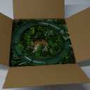 St Patricks Day Decorations Artificial Wreath Lucky Shamrock Clover Leprechaun Hat Beers Spring Summer Party Decor Outdoor/Indoor Farmhouse Front Porch Wall Window Door (Green)