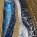 TRALT Office Chair - Ergonomic Desk Chair with Adjustable Lumbar Support, Mesh Computer Chair, Executive Chairs for Home Office Comfortable Lumbar Support (White+Black)