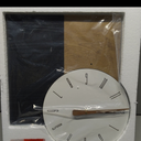 HOITUZYUS 14x20 Inches Modern Wall Clock Battery Operated, Wooden Decorative Analog Clocks with Silent Quartz, Minimalist Art Decor for Living Room, Office, Bedroom