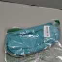 BAGSMART Makeup Bag Travel Cosmetic Bag, Puffy Padded Make Up Bags for Women Makeup Organizer Case, Wide-open Pouch Purse Travel Essentials Toiletries Accessories Brushes, Teal