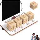 4 x Date Night Dice, Valentines Day Naughty Gifts for Him Her, Romantic Date Night Dice Set, for Husband Wife, Decision Dice for Boyfriend Girlfriend, Couples Toys for Intimate Fun